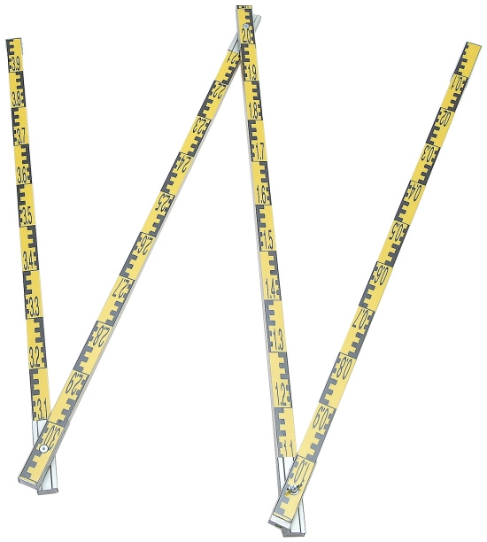 Avvägningsstång 4m